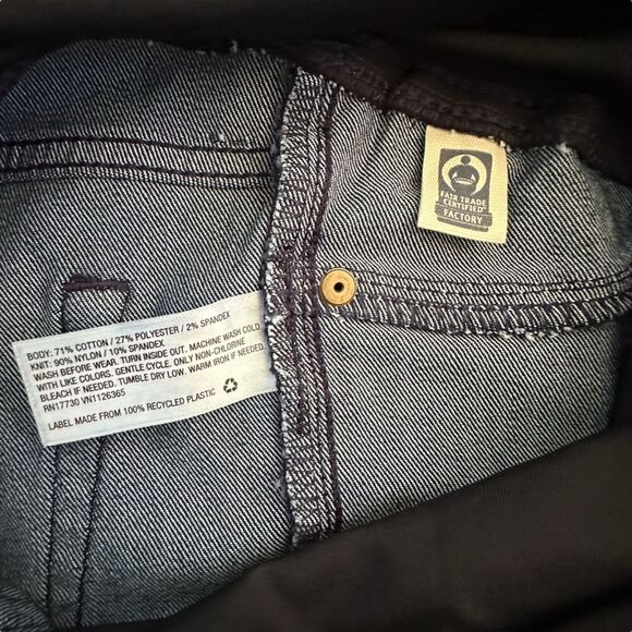 Isabel Maternity ~ Over the Tummy Dark Denim Jeggings ~ crossover low back waist - Picture 9 of 9